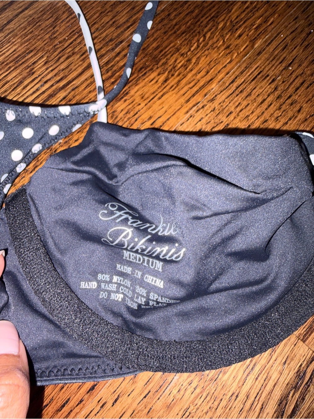 Frankie’s Bikinis Polka Dot Bikini Top - Picture 2 of 2